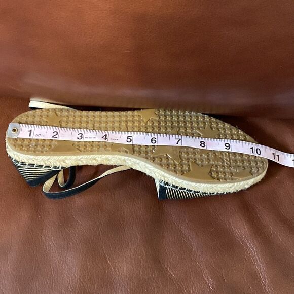 Jimmy Choo Donna Striped Metallic Espadrille 9.5 - Picture 16 of 16